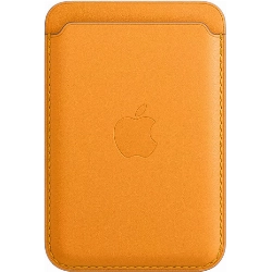 Чехол-бумажник Apple MagSafe для iPhone, золотой апельсин