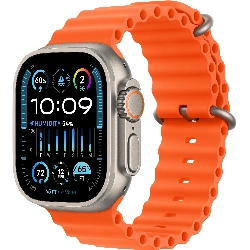 Смарт-часы Apple Watch Ultra 2, 49 мм Titanium Case with Orange Ocean Band