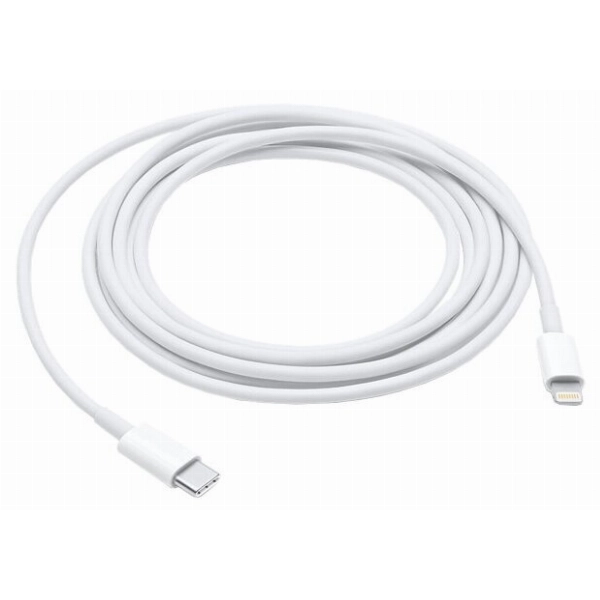 Кабель Apple USB Type-C - Lightning для зарядки, 2 м, белый