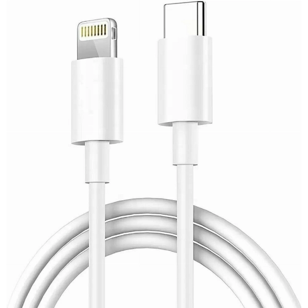 Кабель Apple USB Type-C - Lightning для зарядки, 2 м, белый